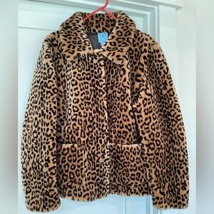 COPY - NWOT ladies Cece animal print jacket. Size Large
